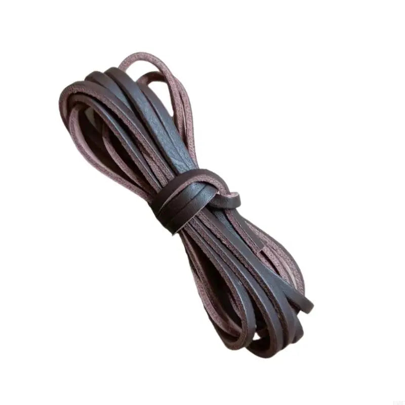10 93yard Flat Leather String Shoe Laces Jewelry Making