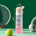 Two-in-one Spray Water Bottle Large Capacity Unisex Suitable Sports Zpaxo Pink 650ml