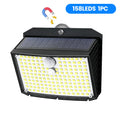 Magnetic Solar Wall Light Outdoor Solar Motion Sensor Lights with Strong Magnets 158/176/268/418LED IP65 Waterproof Step Lights Zpaxo 158LED-1PCS