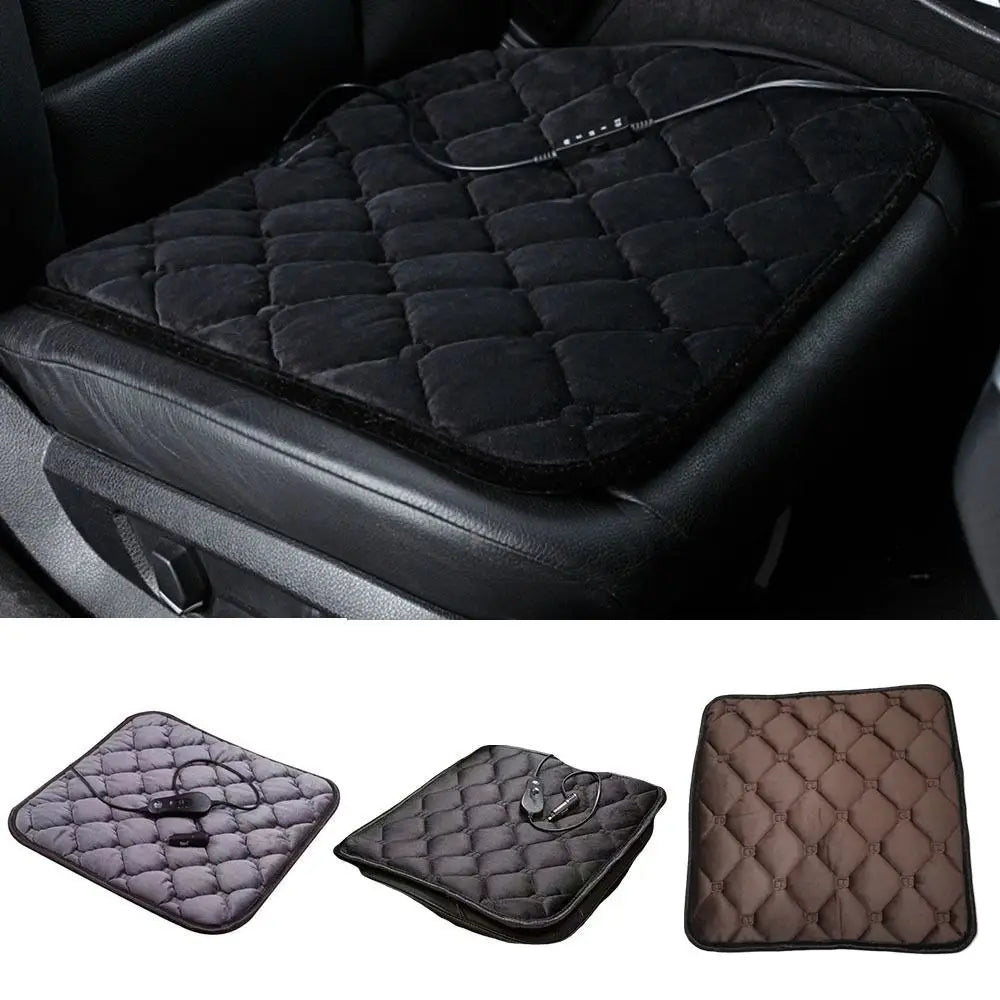 24V Power Heated Car Seat Cushion Universal Fit Multi-voltage Heating Zpaxo