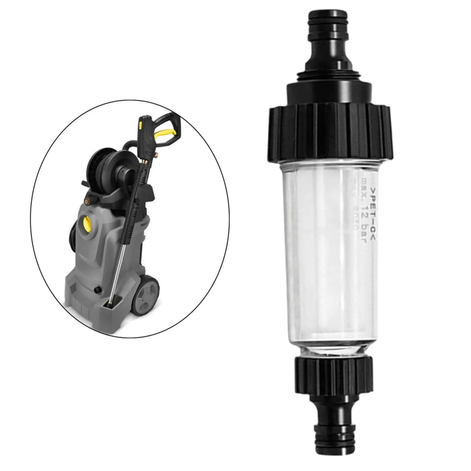 Professional Garden Hose Inlet Filter with 3/4 Thread for High Pressure Water Sprayer Car Wash Tool Zpaxo