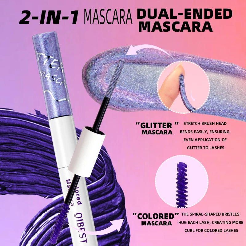 1 Shiny Mascara Light Texture Smooth Application Lasting Luster