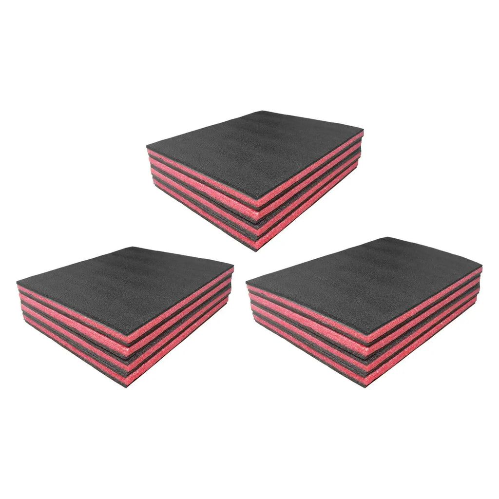 4x Tool Box Foam Inserts Shockproof Protection Tool Foam Sheets for Tabletop Miniatures Shipping Crafting Camera Case Jewelry Zpaxo