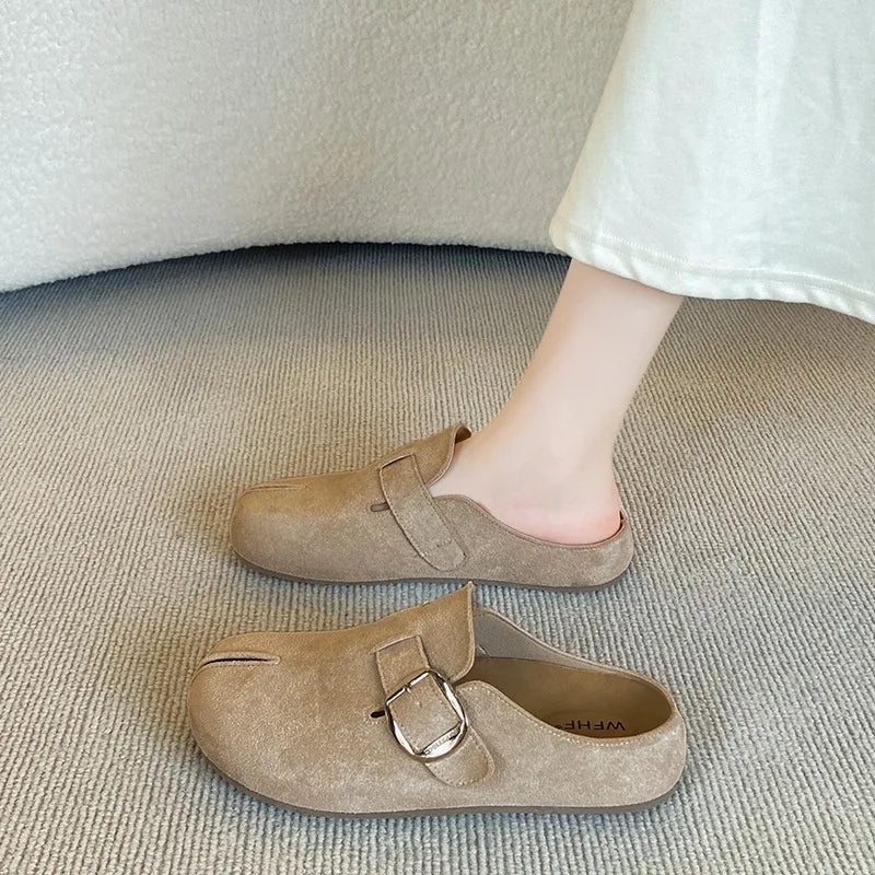 Women's Fish Mouth Closed Toe Solid Comfortable Sandals Summer Women Zpaxo