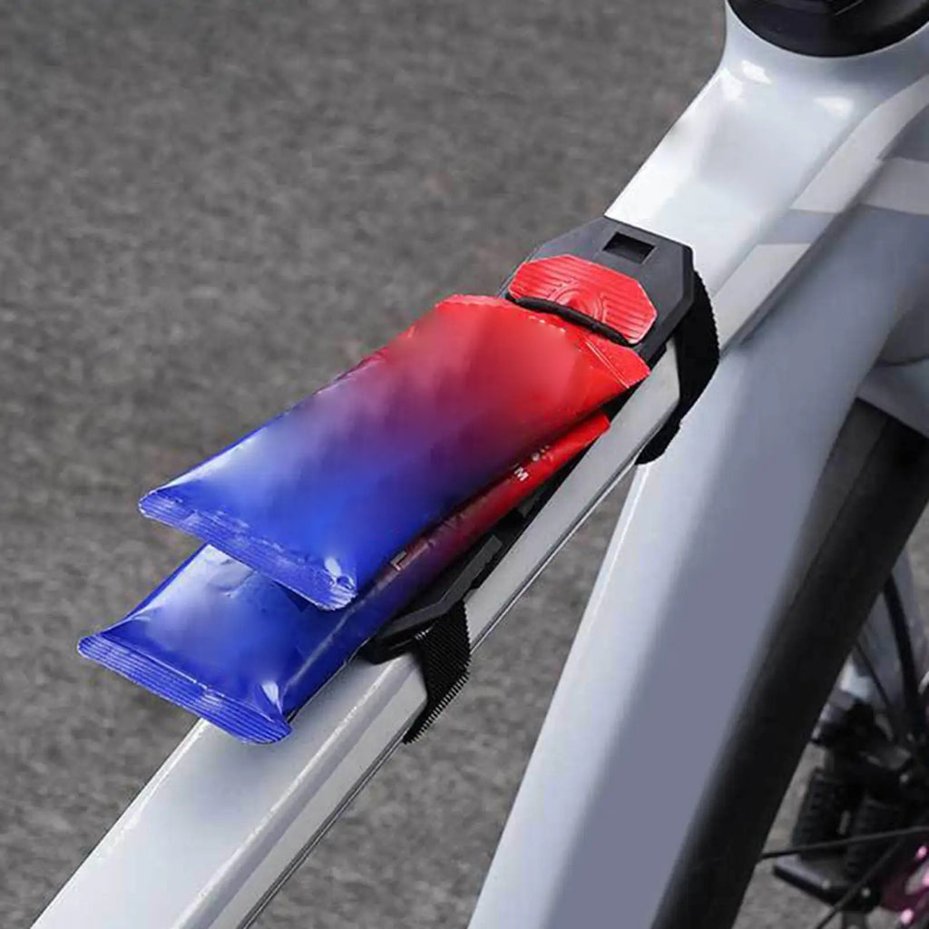 Bicycle Energy Gel Holder Road Mountain Bike Storage Box Bar Elastic