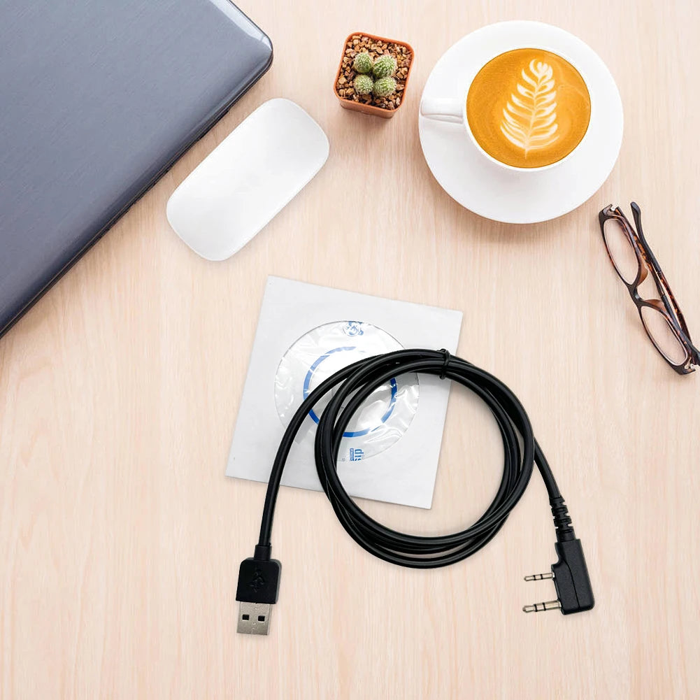 Walkie Talkie USB Programming Cable High Speed Original USB Programming Cable for TYT DMR Radio MD-380 MD-390 Retevis RT3 Zpaxo