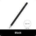 2in1 Stylus Pen Universal Drawing Tablet Capacitive Screen Touch Zpaxo black
