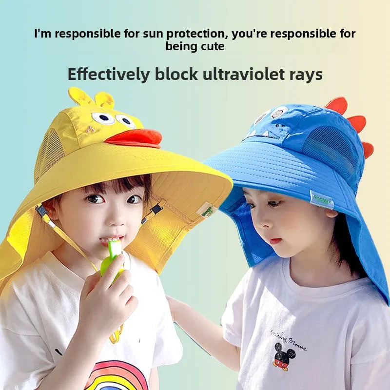 Sun Hat UPF 50+ UV Protection Fisherman Cap Toddler Boys Girls Summer