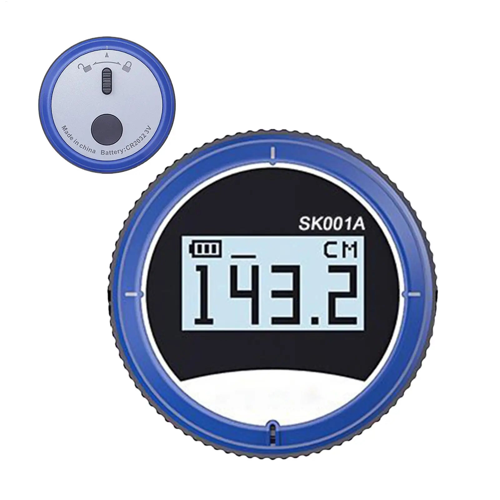 Electric Tape Measure Ergonomic Grip LCD Display Tool Smart Long Distance Rolling Measuring Tool for Construction Plumbing Zpaxo Default Title