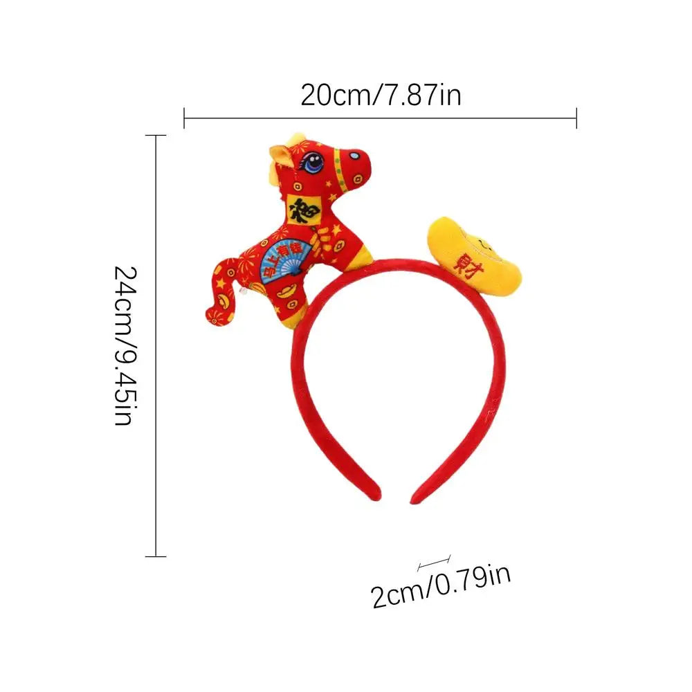 Cute Horse Headband Hair Hoop Carnival Costume Party Dress Up