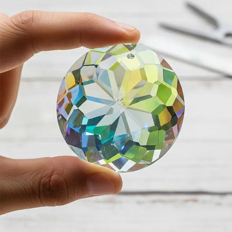 30mm Crystal Prism Suncatcher – Rainbow Maker Home Decor