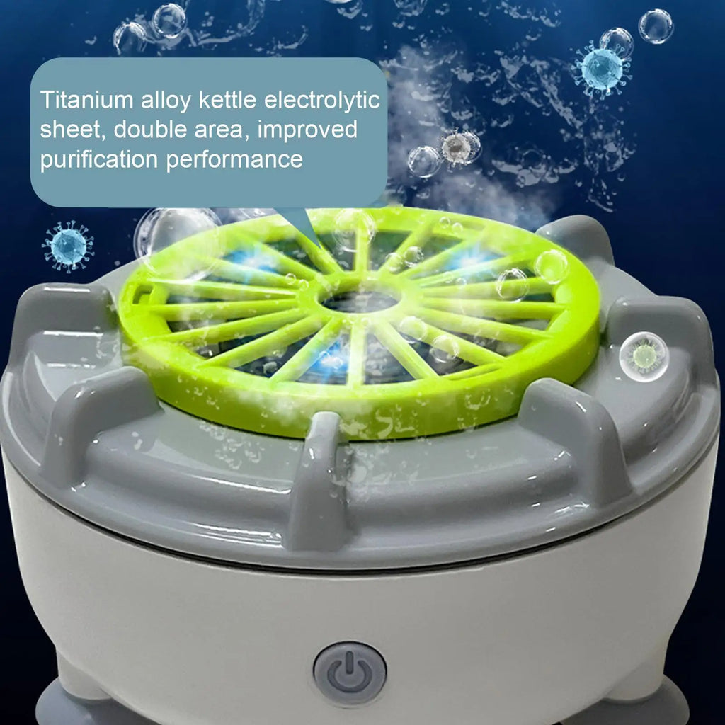 Portable Fruit Vegetable Cleaning Machine Automatic Turbine Purifier