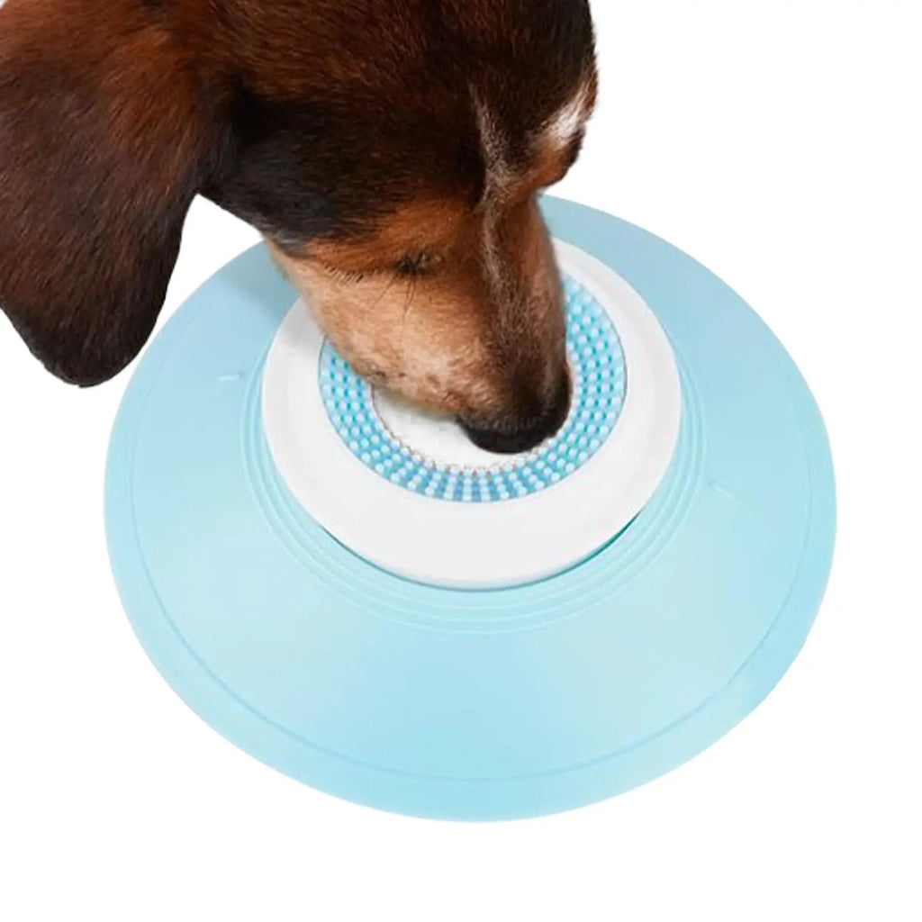 Dog Lick Toy Dog Licking Treat Slow Feeder Anti-Choking Pet Enrichment Toys for Bathing Grooming and Training Zpaxo