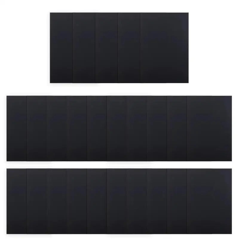 652F Lasers Engraving Cardstock Sheets 25pcs Tear Resistant For Ornaments Crafts Zpaxo Black CN