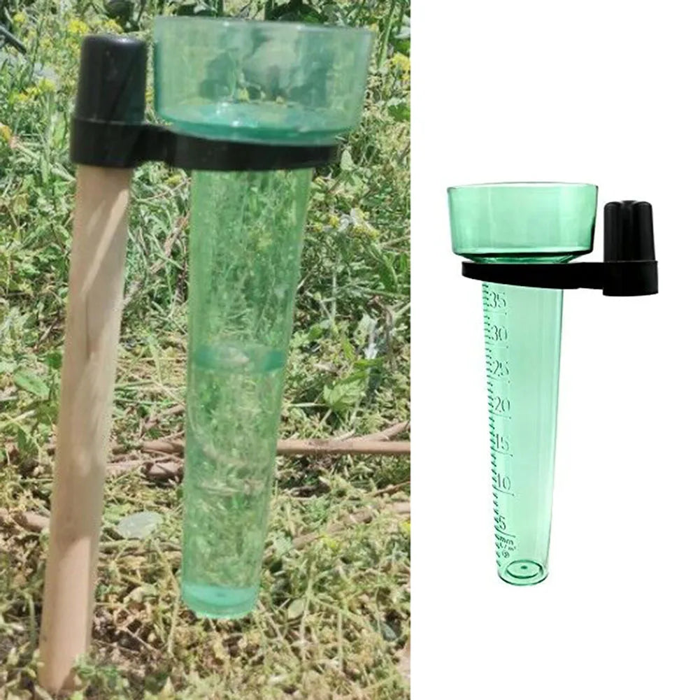 35mm Rain Gauge Rainwater Meter Polystyrene Water Rain Measurement Tool Outdoor Garden Ground Rainfall Guage Zpaxo