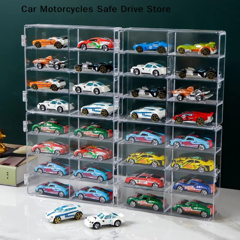 CM8-grid Acrylic Storage Rack Creative Toys Gifts Transparent Display