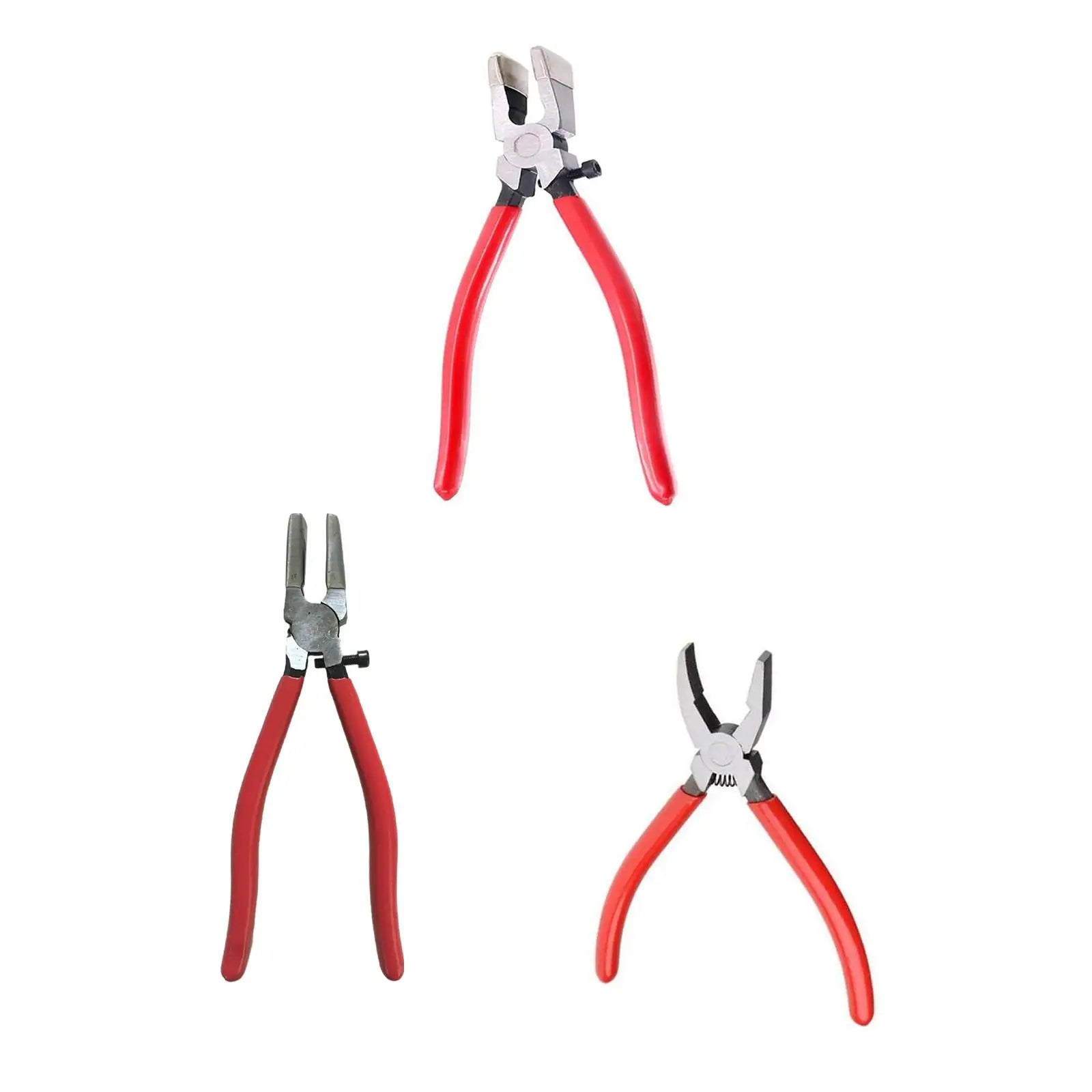 Glass Running Pliers Heavy Duty Nippers Glass Cutting Tool Key Fob Pliers Glass Breaking Pliers for Key Fob Tiles Stained Glass Zpaxo