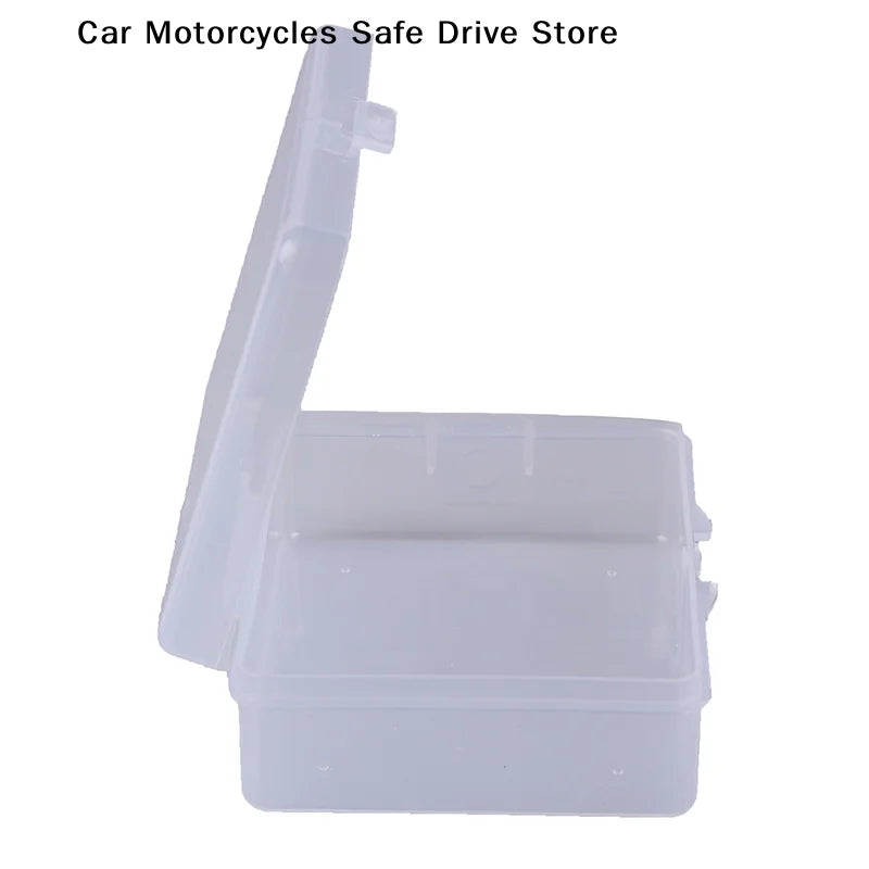 CM9cm Transparent Plastic Storage Box Clear Square Multipurpose