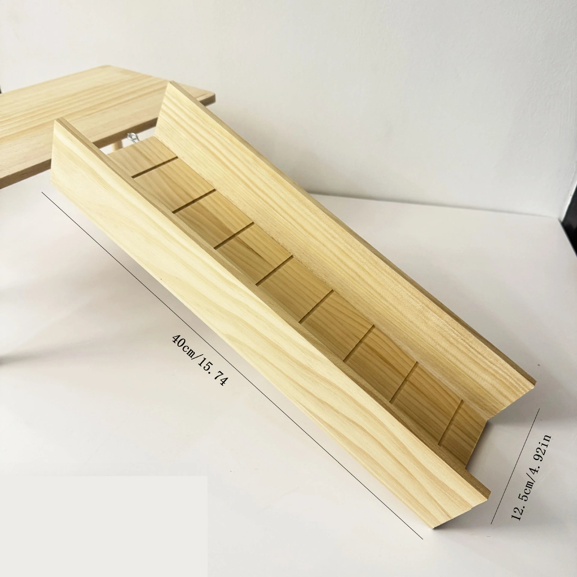 New Wooden Hamster Platform Pet Toy Terrarium Accessory Cross-border Warehouse Golden Hamster Staircase Golden Hamster Slide Zpaxo slide 40cm