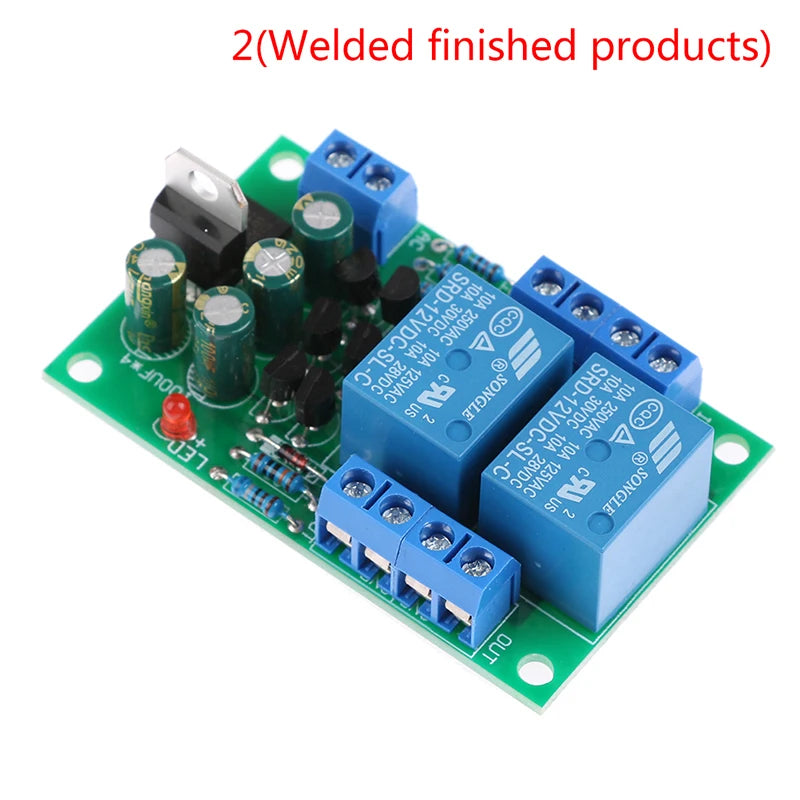Audio Speaker Protection Board Boot Delay DC Protect Kit DIY Double Channel Zpaxo 2Welded finished