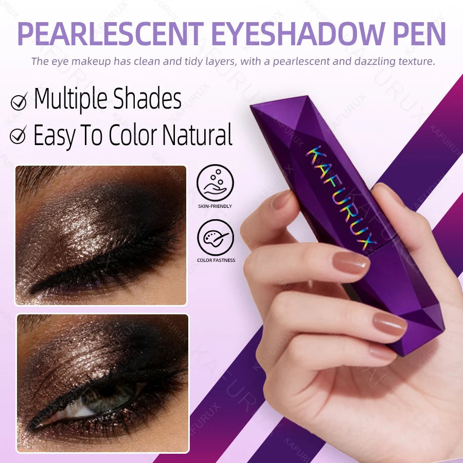 Metallic Brown Eyeshadow Pencil Glitter Silkworm Liner Pen