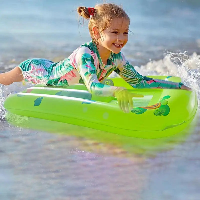 Pool Floats for Kids Inflatable Pool Float Non-Slip Fun Swim Floaty Blow Water Toy for River Lake Backyard Swimming Outdoor Zpaxo