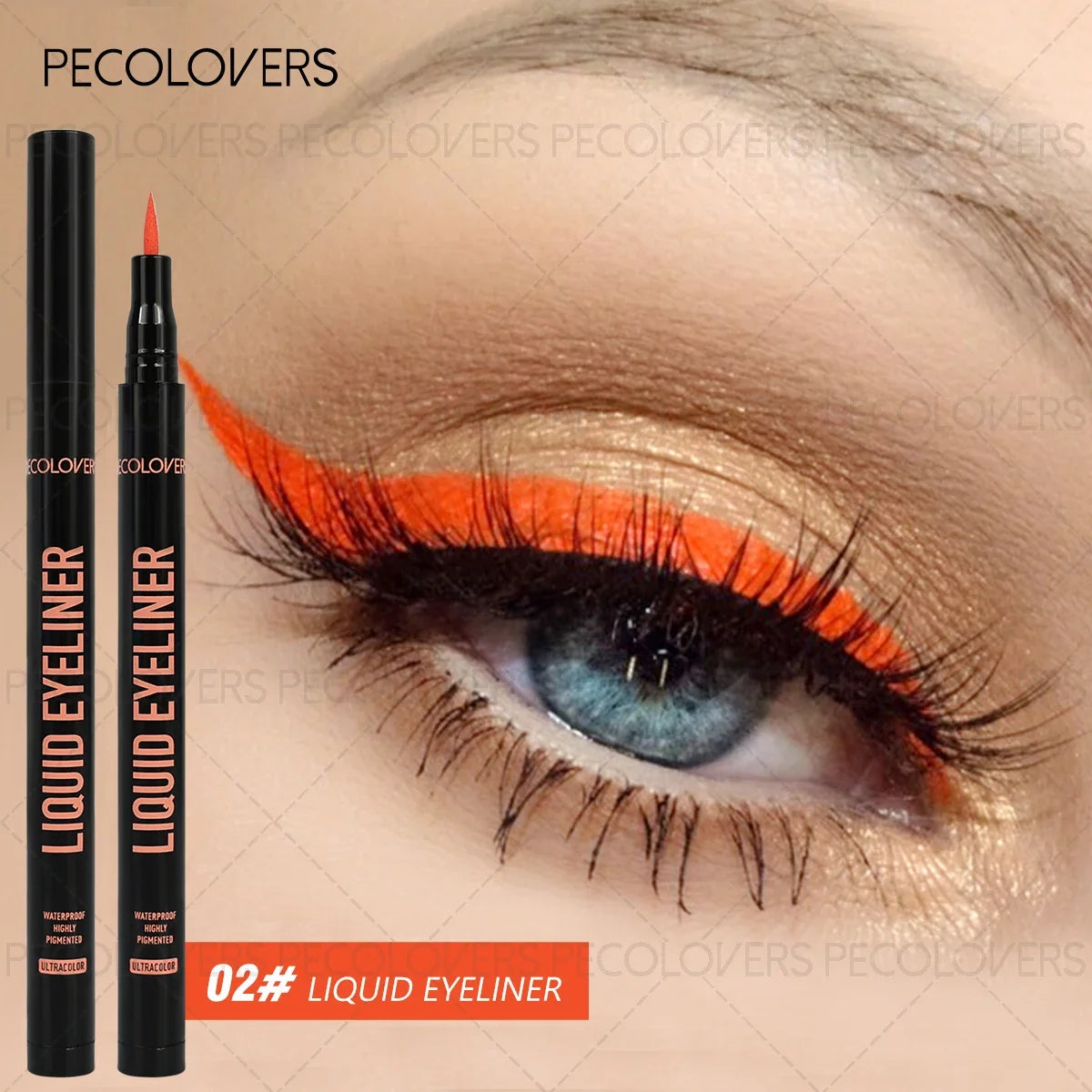 1PC Waterproof & Long-Lasting Liquid Eyeliner - No-Smudge, Smooth Application, Creating A Charming Daily Makeup Zpaxo 02