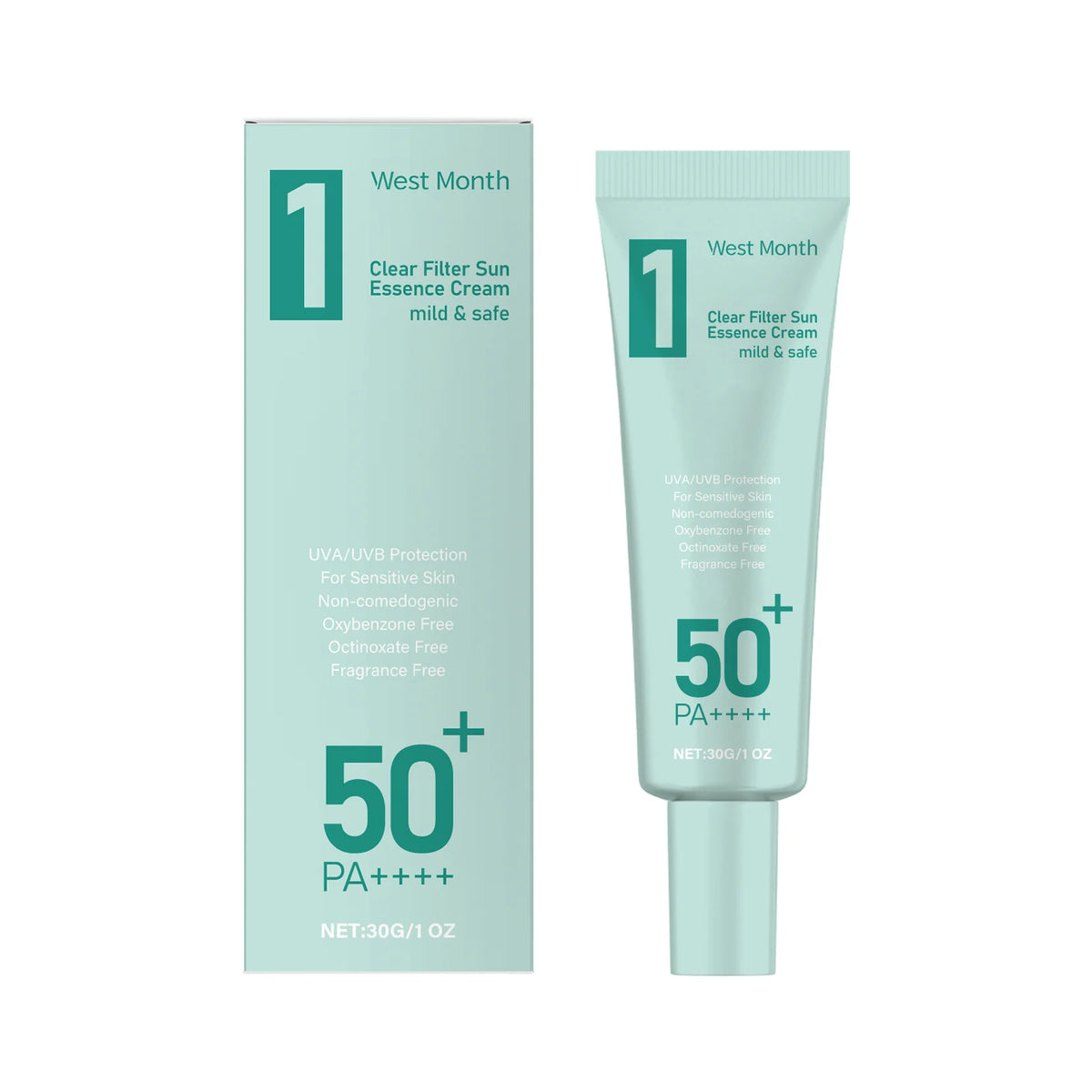 Anti Sun Cream SPF50 UV Defense Broad Spectrum Sunlight Protection Reduce Redness Hydrating Waterproof Prevent Sunburn Sunscreen Zpaxo 30g boxed