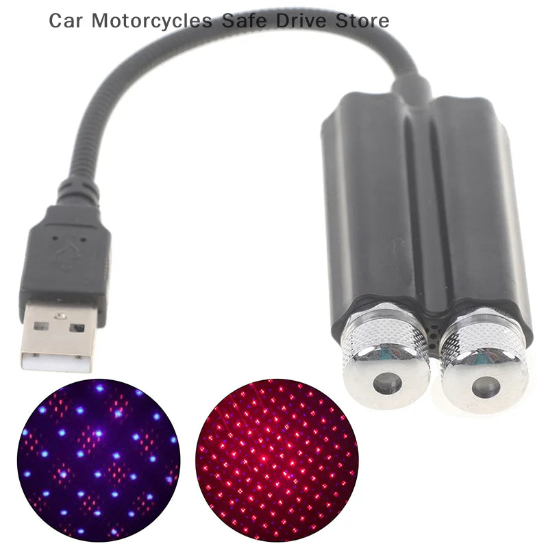 CMCar Roof Star Light LED Starry Atmosphere Ambient Projector Galaxy
