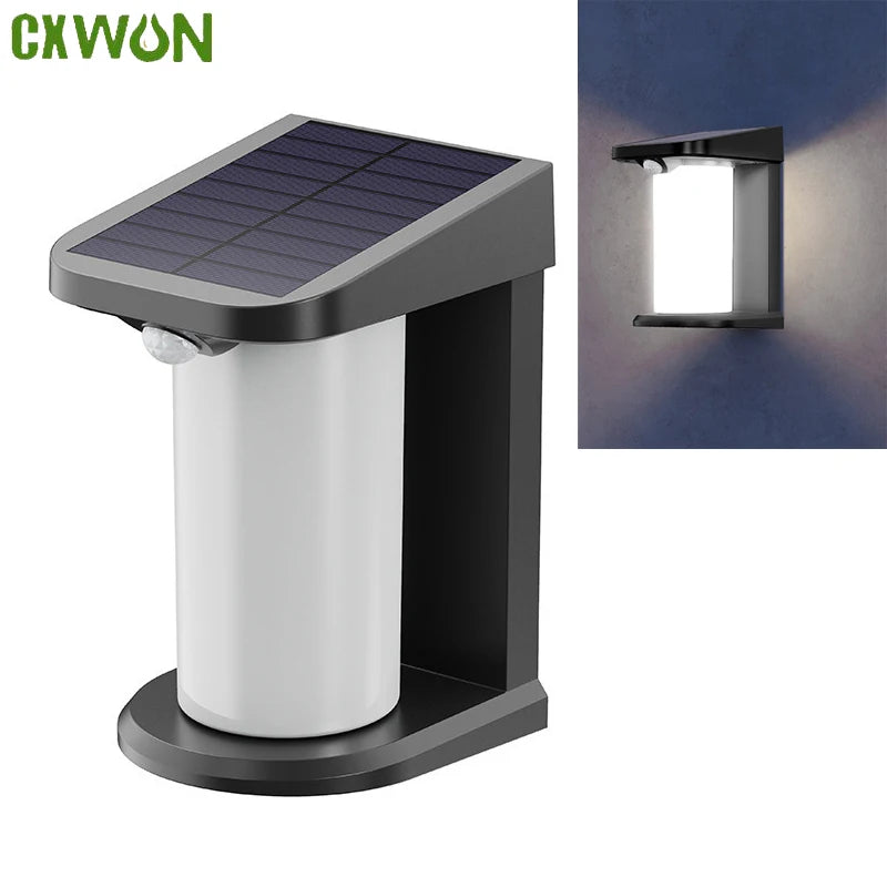 Outdoor Solar LED Lights Motion Sensor Waterproof Auto Off Step Wall Zpaxo