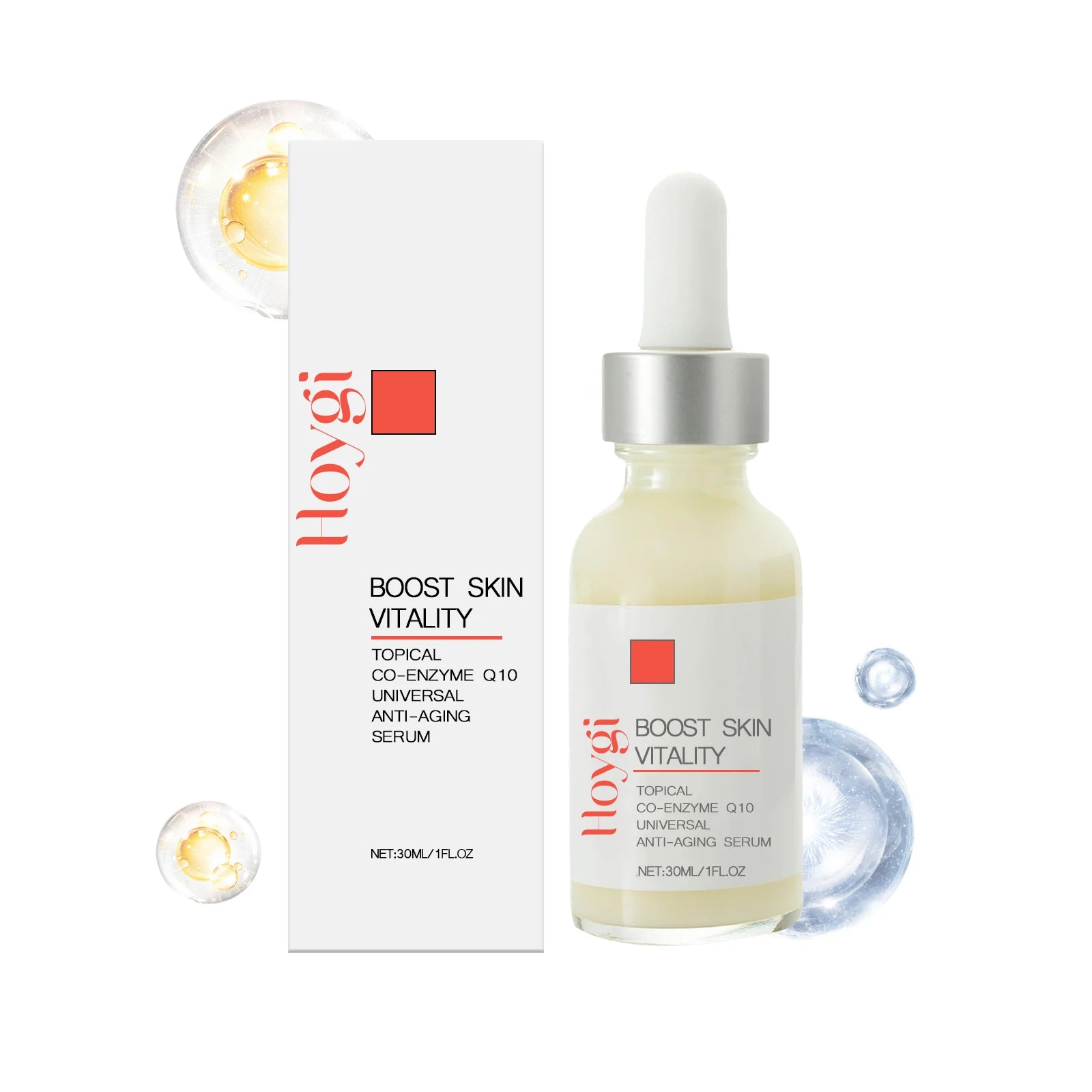 Hoygi CoQ10 Face & Neck Firming Serum | Anti-Aging Fine Lines Anti-Aging Face Serum Zpaxo 30ml Boxed