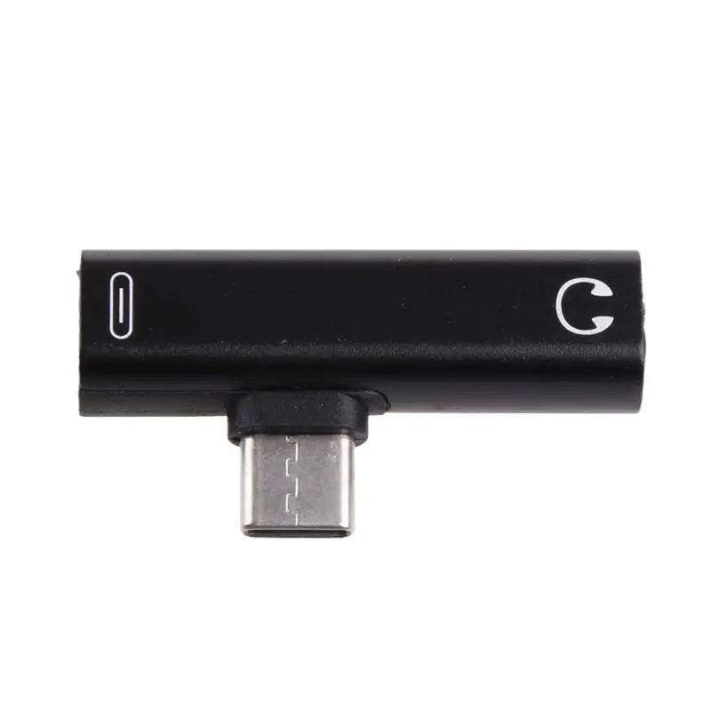 652F Type-C Adapter Type C to 3.5 Headphone Music Charging Two-in-One Adapter Cable Alloy Converter Zpaxo