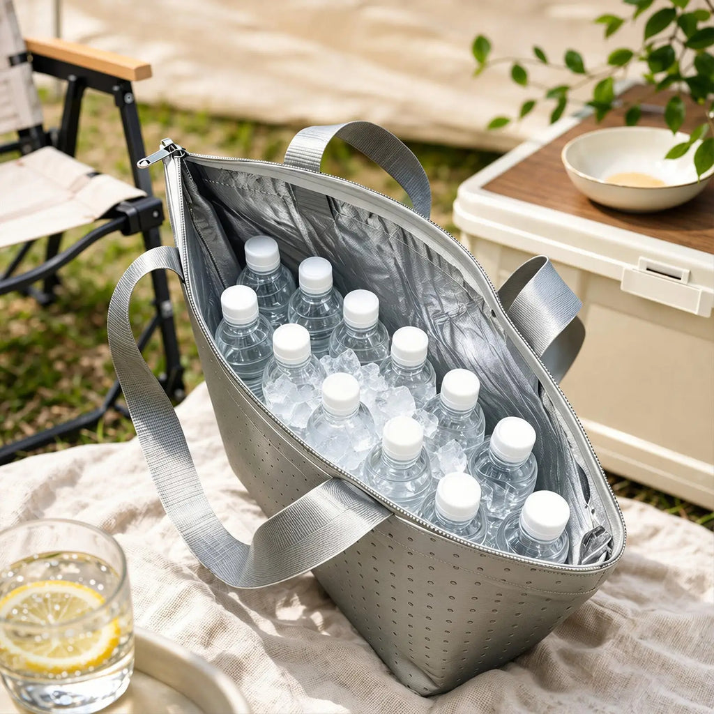 Insulated Bag Reusable Portable Waterproof Aluminum Foil Picnic