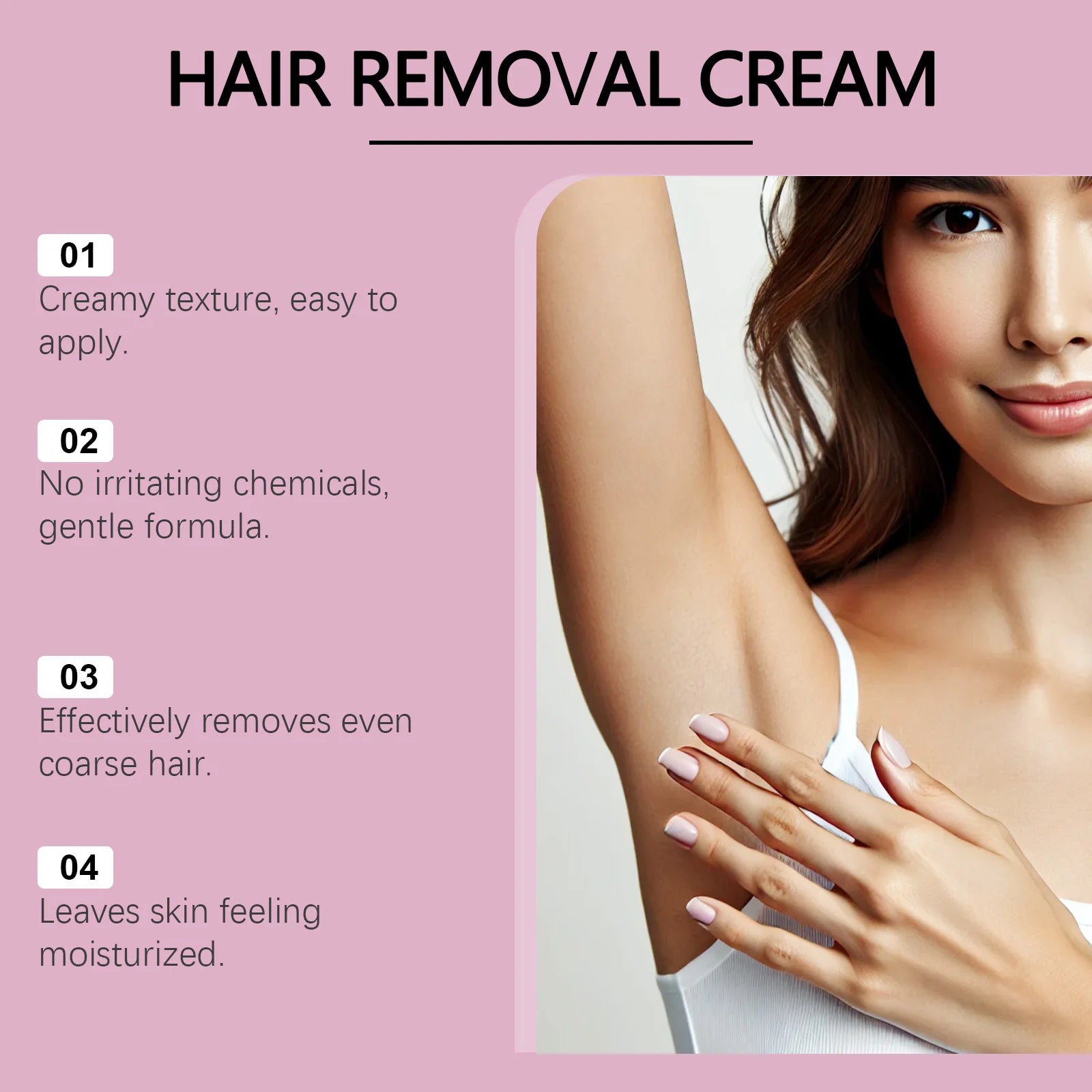 Eelhoe Gentle Hair Removal Cream – Painless Depilatory 100g Hair Removal Cream Zpaxo
