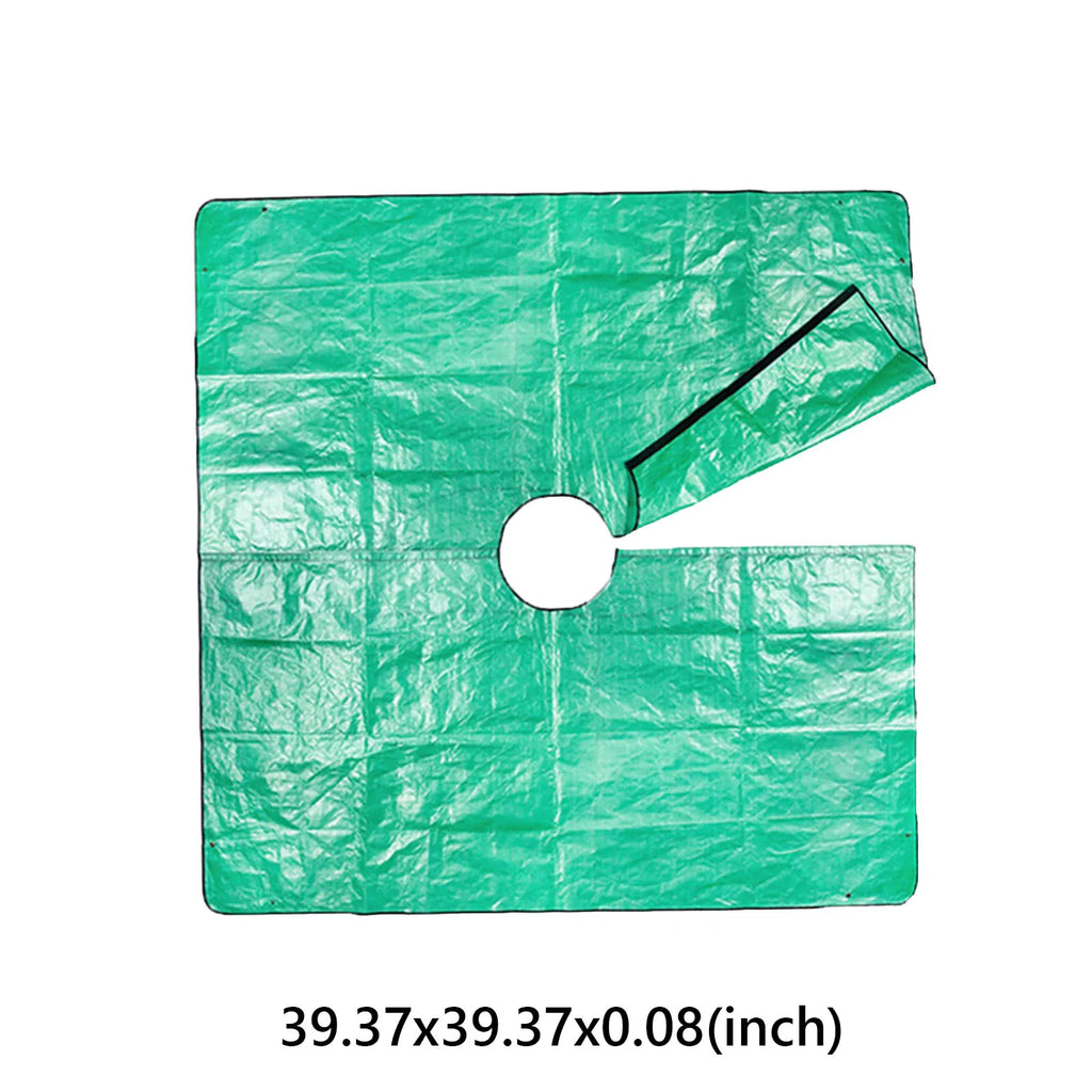 Leaf Tarp 39 37x39 Pruning Center Hole Four Corner Buckles Easy