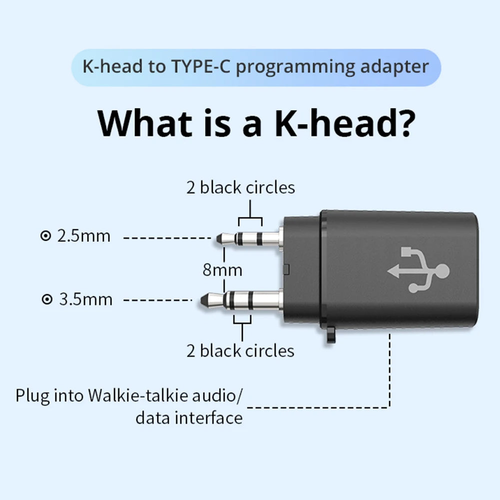 TPC11 TK Type-c Programming Cable Adapter Intercom USB Program