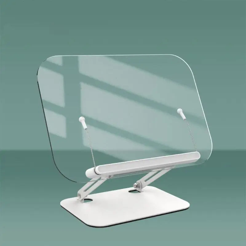 652F Adjustable Acrylic Book Stand Holder 360 Rotatable Option Zpaxo