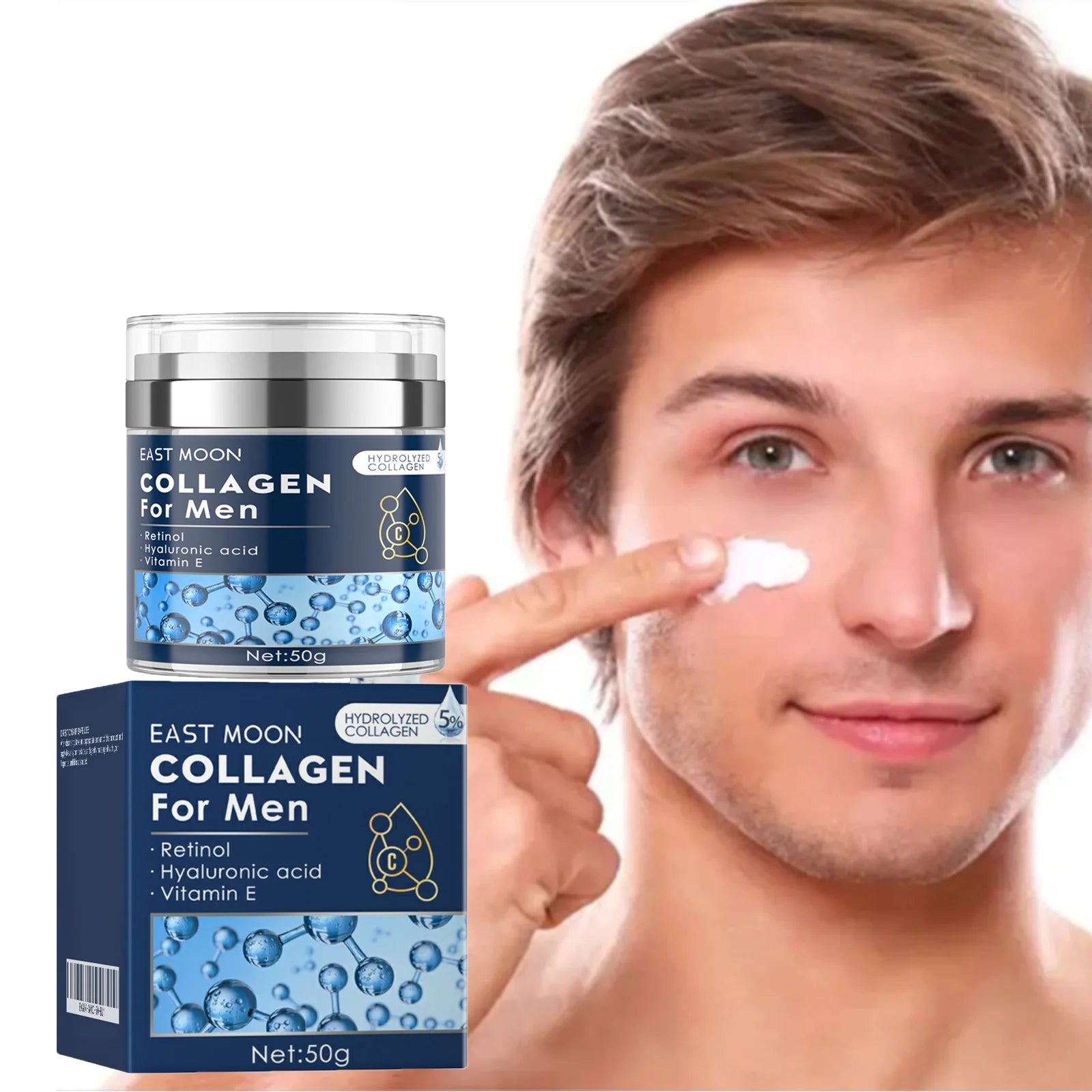 Men's Retinol Collagen Face Cream – Anti-Wrinkle & Firming Men's Face Cream Zpaxo