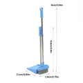 1 Set 1:12 Dollhouse Miniature Broom Dustpan Kit Doll Home Cleaning Tools Decor Toy Micro Life Scene Decoration Props Zpaxo Blue
