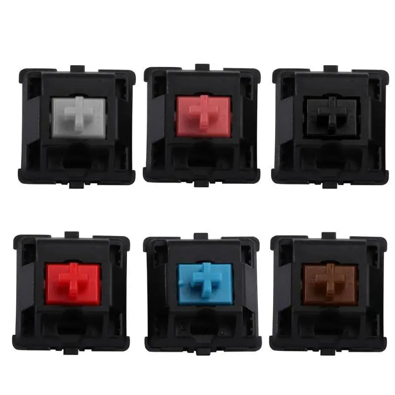 652F 3PIN CherryMX Switches Mechanical Gaming Keyboards Plate Mounted Zpaxo