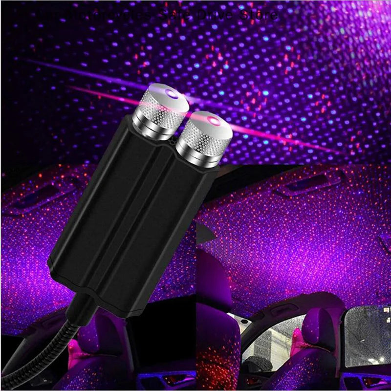 CMCar Roof Star Light LED Starry Atmosphere Ambient Projector Galaxy
