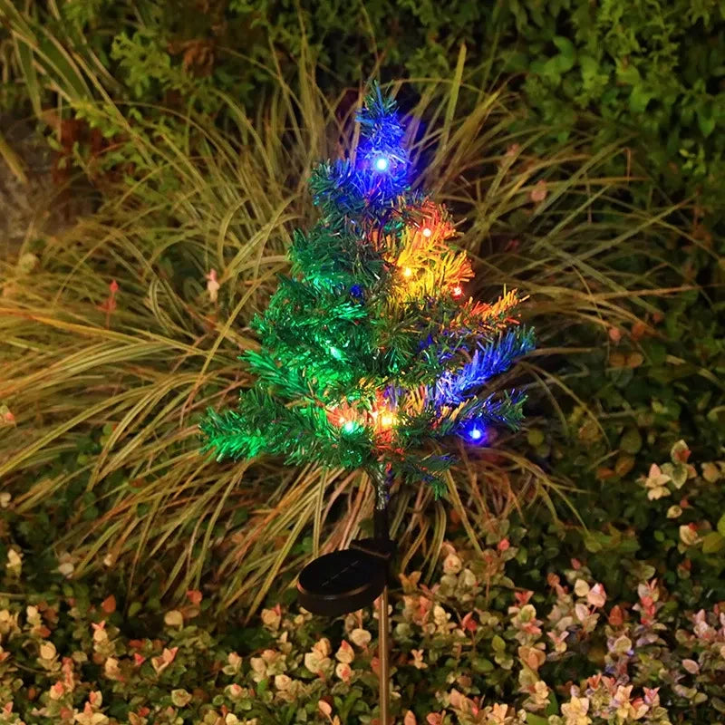 Christmas Tree LED Lights Solar Outdoor Decorative Lawn Garden Lamp Zpaxo