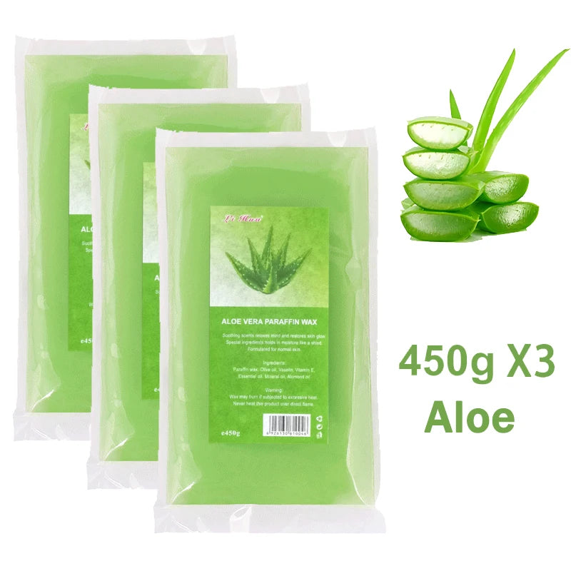Peel-Off Hand & Foot Wax Mask – SPA Nourishing Gloss 200g/450g Hand & Foot Wax Mask Zpaxo 450gHW-AloeX3