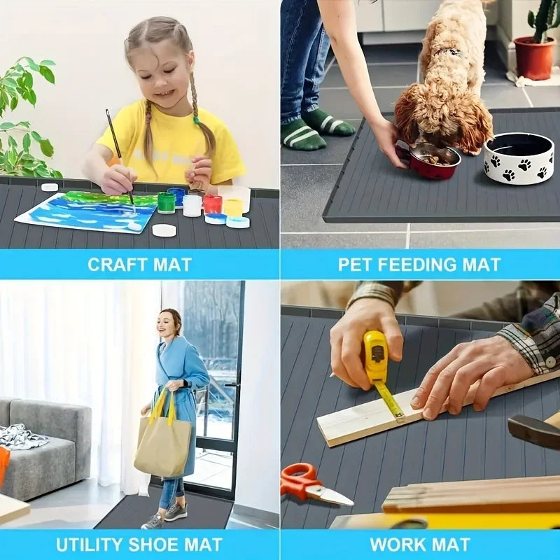 Waterproof Under-Sink Mat – Drip Tray Liner for Cabinets Under-Sink Drip Mat Zpaxo