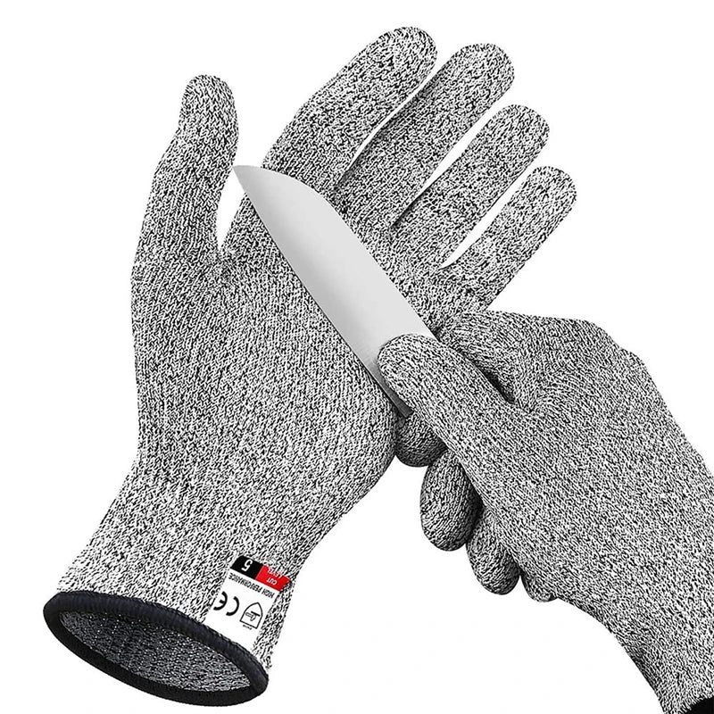 1 Pair Safety Anti Cut Gloves High-strength Industry Kitchen