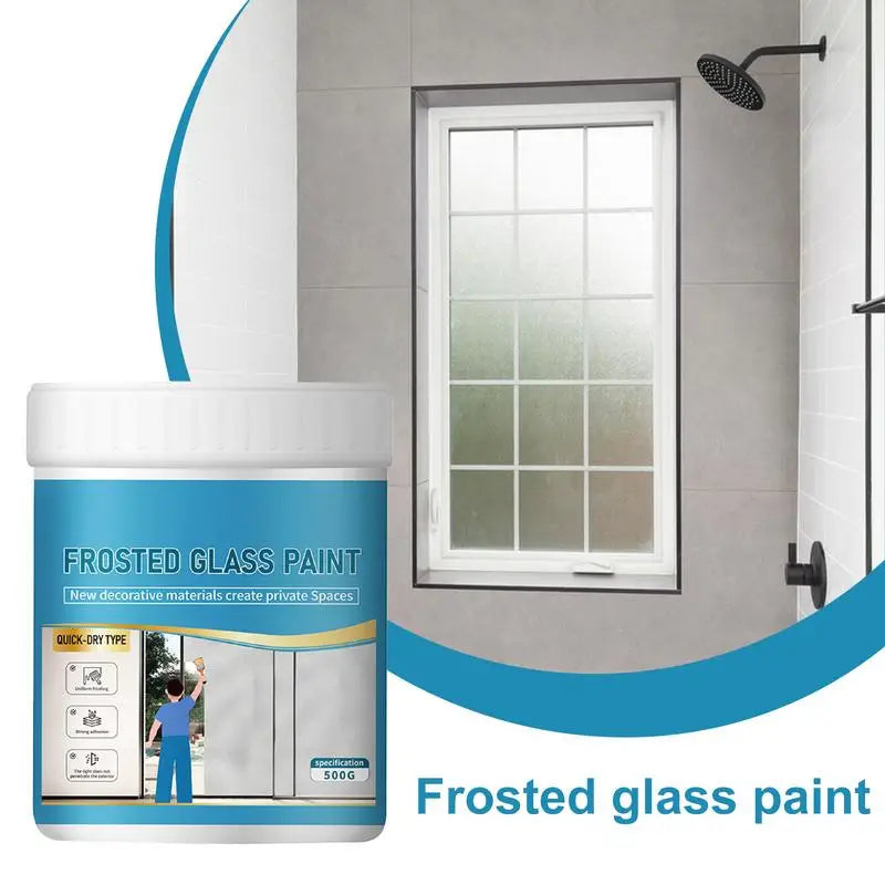 Matte Glass Paint Opaque Bathroom Window Sandblasting Water-based
