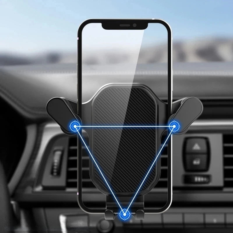 Universal Gravity Auto Phone Holder Car Air Vent Clip Mount Mobile Phone Holder Smart Phone Stand For iPhone 16 15 Xiaomi Huawei Zpaxo