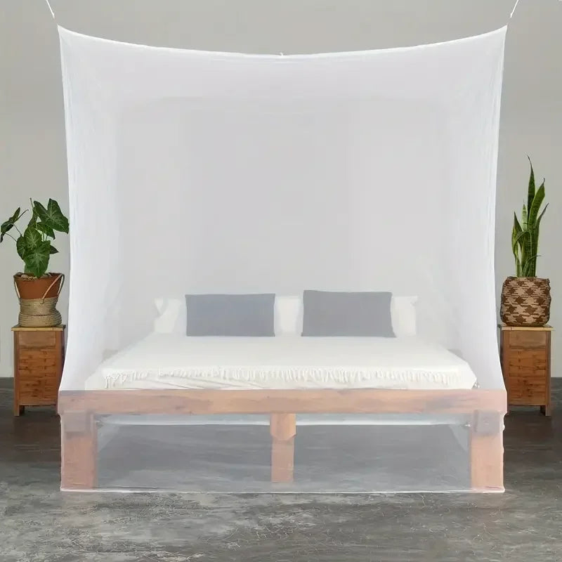 Camping Net White Mesh Portable Square Foldable Mosquito Control Mosquito Net Lightweight Outdoor Camping Tent Sleeping Summer Zpaxo