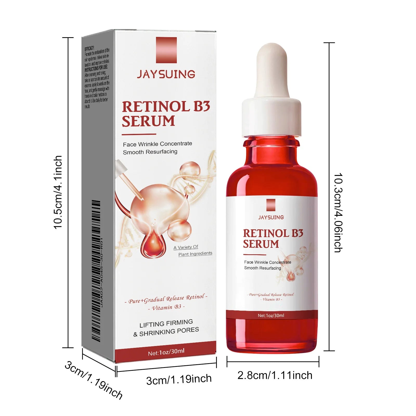 Retinol B3 Face Essence Deep Moisturizing Fade Fine Line Lifting Firming Repair Smooth Nourish Tighten Brighten Serum Skin Care Zpaxo