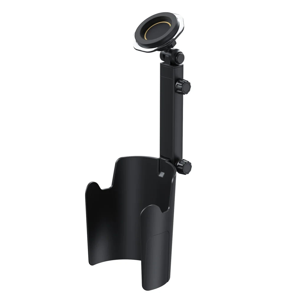 2-in-1 Car Cup Holder Phone Mount – 360° Rotation Universal Car Phone Mount Zpaxo 1pcs